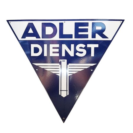 Adler Dienst Logo Emaille Bord - 60 x 52cm | Fiftiesstore