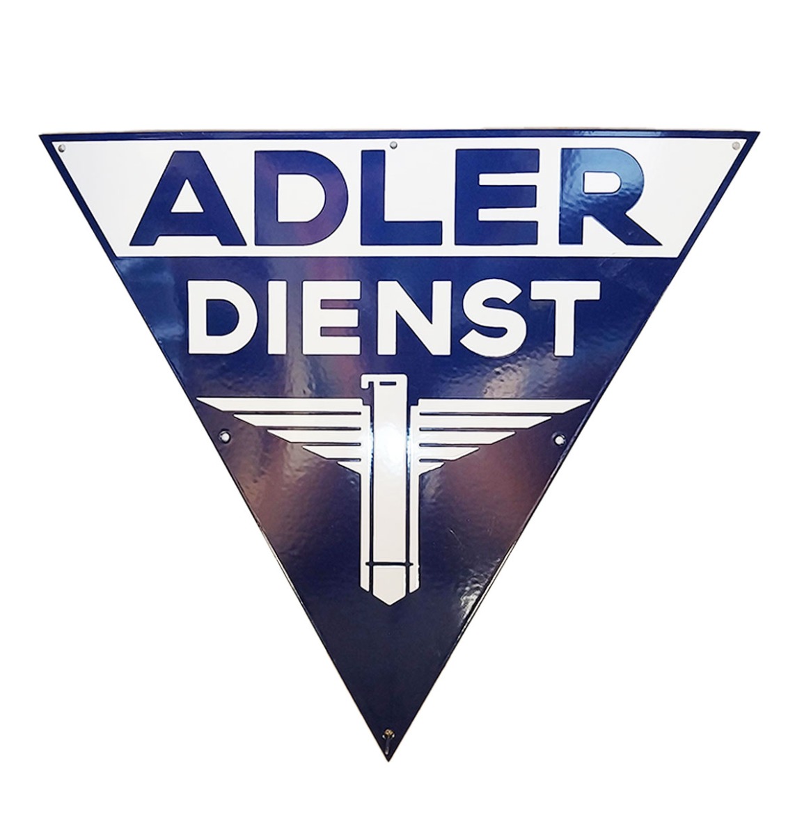 Adler Dienst Logo Emaille Bord - 60 x 52cm | Fiftiesstore