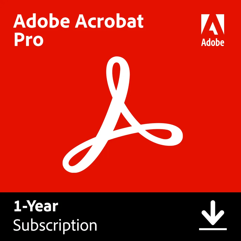 Adobe Acrobat Pro 1 Jaar - Digitaal