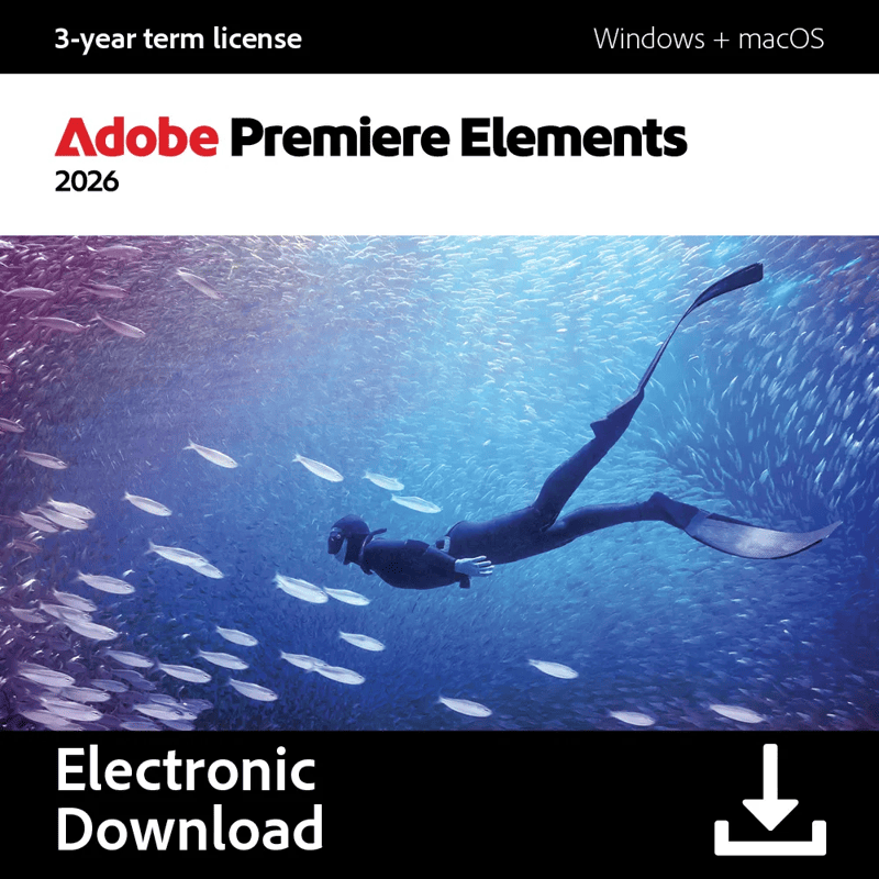 Adobe Premiere Elements 2026 3 Jaar - Digitaal