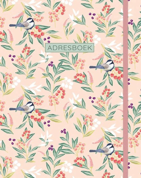 Adresboek (Groot) Romantic Garden |