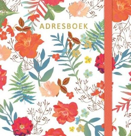 Adresboek (klein) Flowers | Deltas