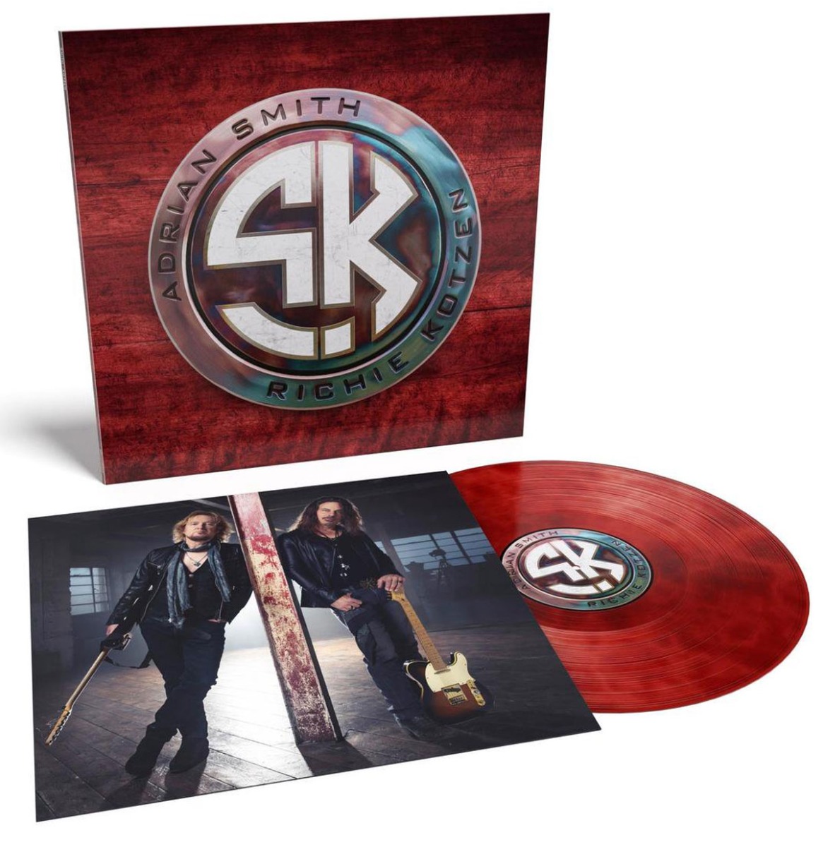 Adrian Smits & Richie Kotzen - Smith/Kotzen - Rood/Zwart Rook Gekleurd Vinyl - Beperkte Oplage (LP) | Fiftiesstore