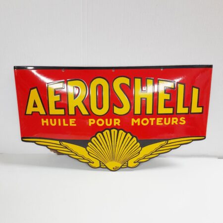 Aeroshell Emaille Bord - 59 x 34 cm | Fiftiesstore