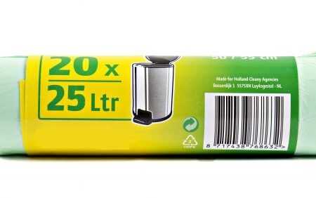 Afvalzak Pedaalemmerzak 25L 20st op rol | Cleany