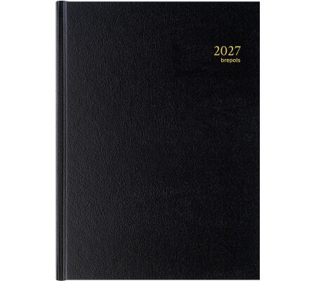 Agenda Bremax 1dag2pag SANTEX 2027 zwart | Merkloos