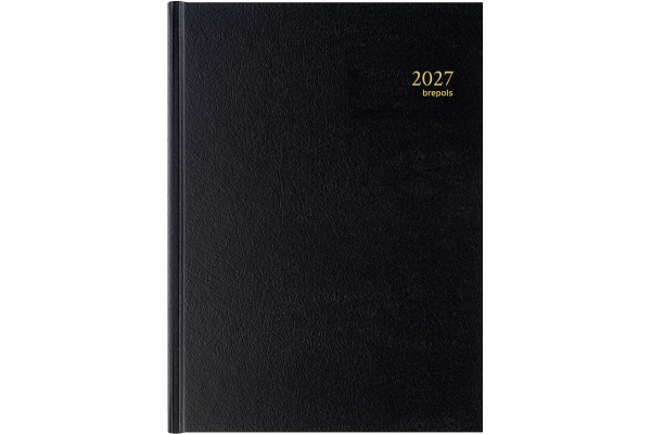 Agenda Bremax 1dag2pag SANTEX 2027 zwart | Merkloos