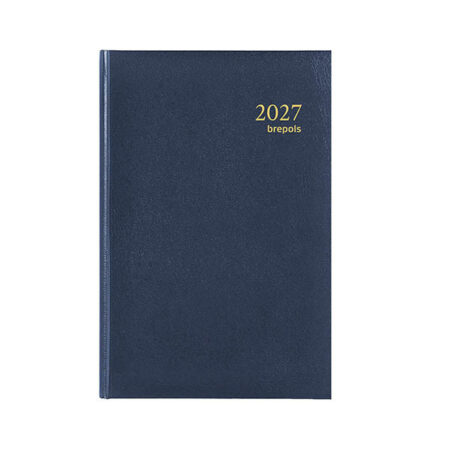 Agenda Saturnus 1 dag 2027 LIMA blauw | Brepols