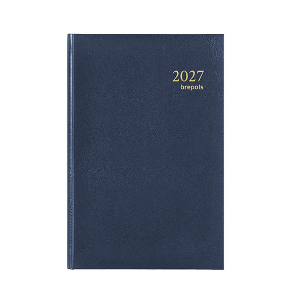 Agenda Saturnus 1 dag 2027 LIMA blauw | Brepols