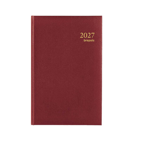 Agenda Saturnus 1 dag 2027 LIMA rood | Brepols