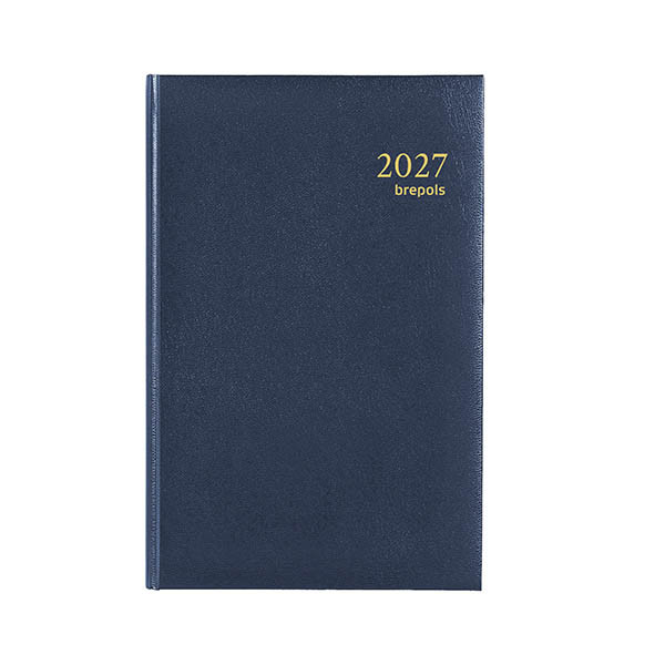Agenda Saturnus week 2027 LIMA blauw | Brepols
