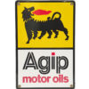 Agip Motor Oils Emaille Bord 30