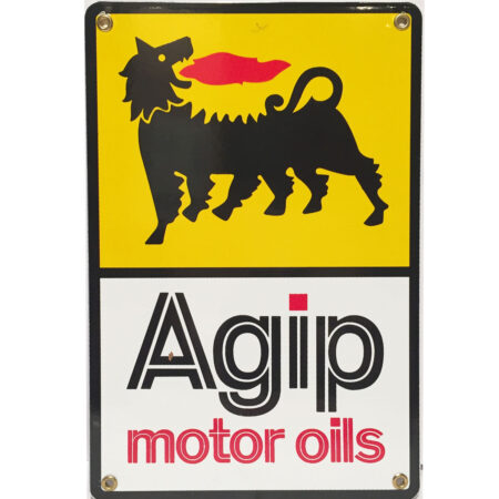 Agip Motor Oils Emaille Bord 30