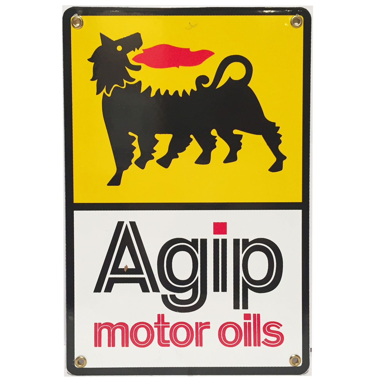 Agip Motor Oils Emaille Bord 30