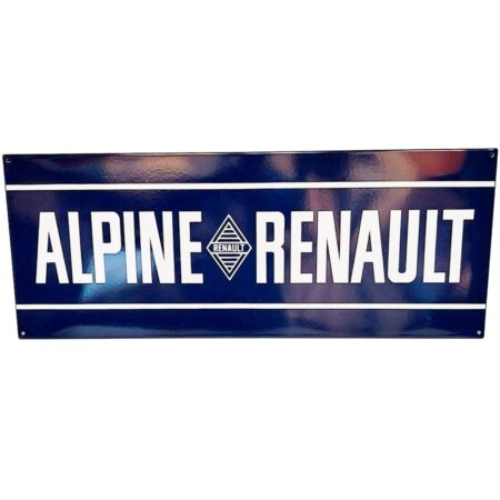 Aine Renault Emaille Bord - 90 x 35cm (LP) | Alpine