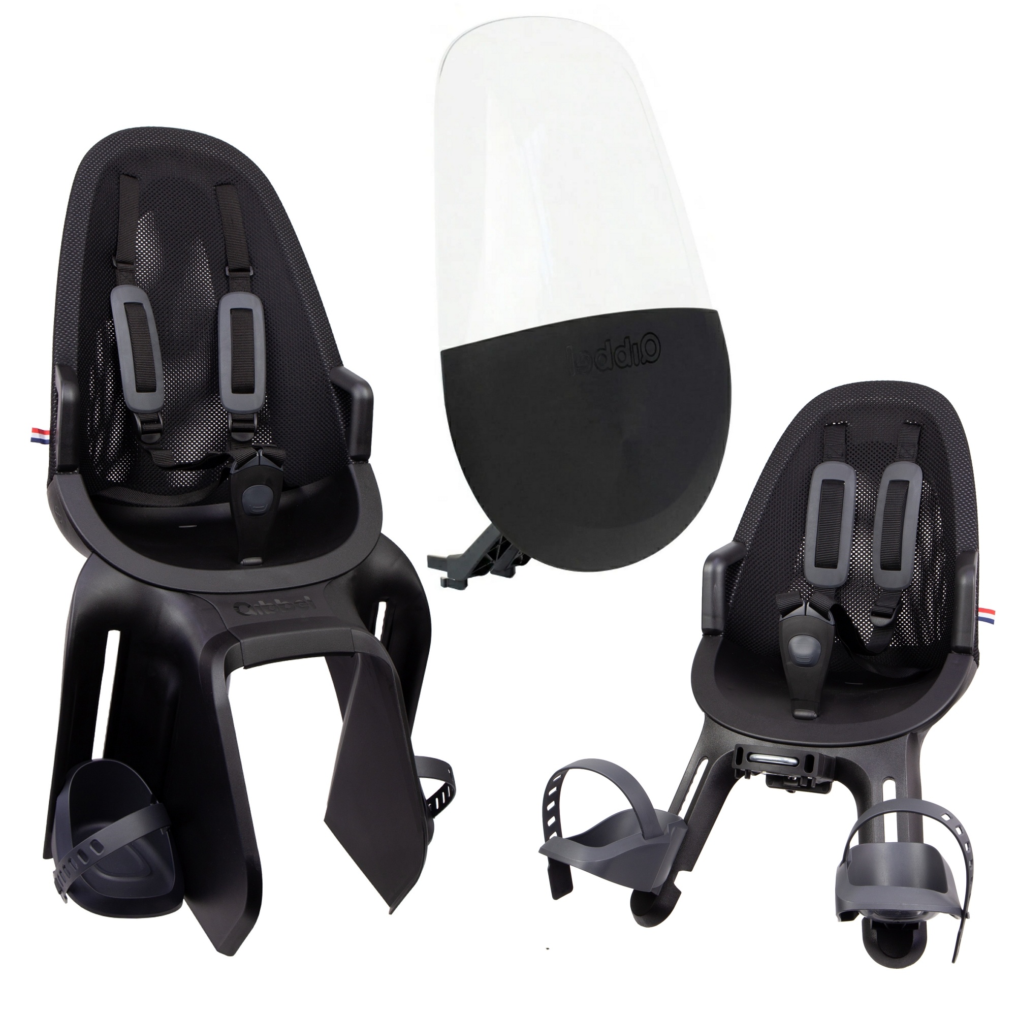 Air Midnight Black Fietsstoeltjes Pakket | Qibbel