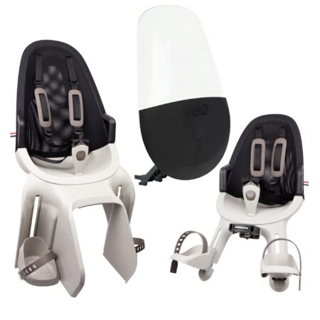Air Pebble Grey Fietsstoeltjes Pakket | Qibbel