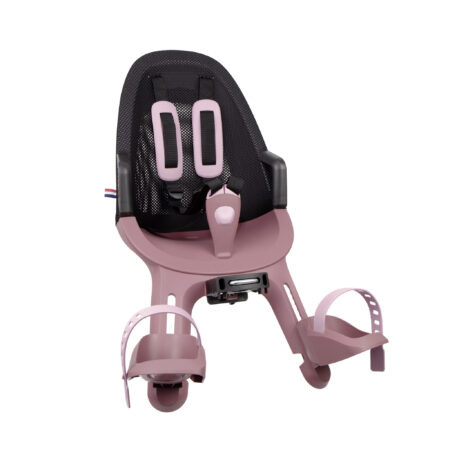 Air Voorzitje stuurpen montage met ClickSafe gordel en mesh rugleuning Plum Rose | Qibbel