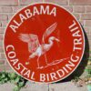 Alabama Coastal Birding Trail Straatbord - Origineel - Ø76cm | The Dutch Pickers