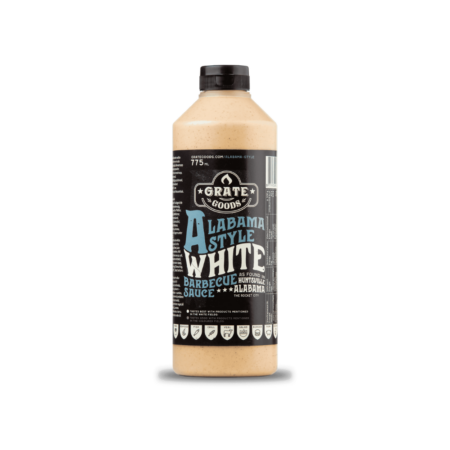 Alabama White Barbecue Sauce 775ml - Authentieke Tangy Twist - Groot Formaat & Opvallend Wit - BBQ Saus - Traditionele Zuidelijke Smaakbeleving | GRATE GOODS