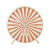 Alarm Clock Candy Swirl Helder Oranje en Wit | Fiftiesstore