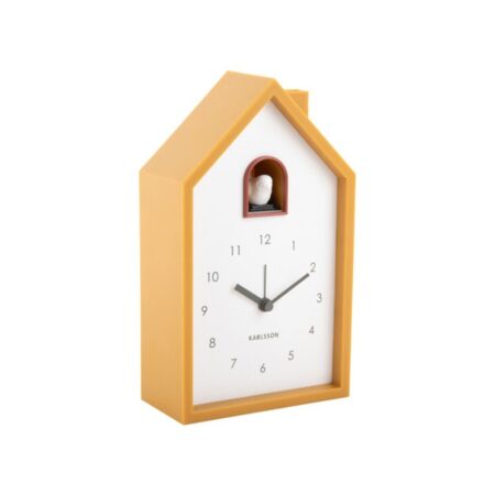 Alarm Klok Modern Koekoe Oker Geel | Fiftiesstore