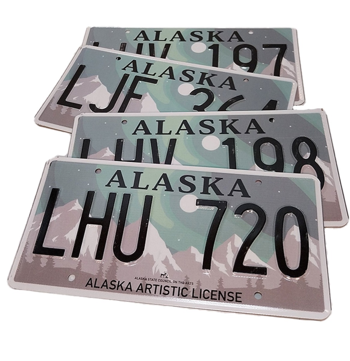 Alaska Originele Amerikaanse Kentekenplaat - Bergen | The Dutch Pickers
