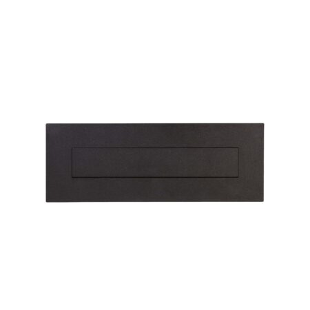 Albo eSafe Entrada brievenbusklep 300mm aluminium - zwart | ONZO