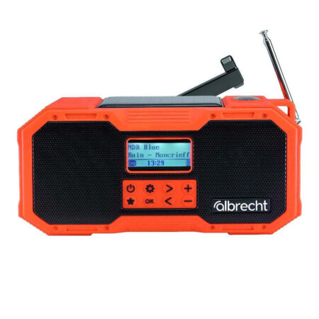Albrecht DA 911 Noodradio DAB radio Oranje | Albrecht