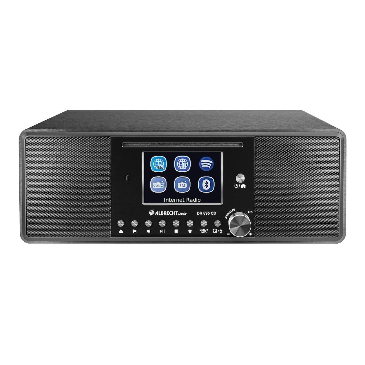 Albrecht DR 895 Hybride radio Zwart | Albrecht