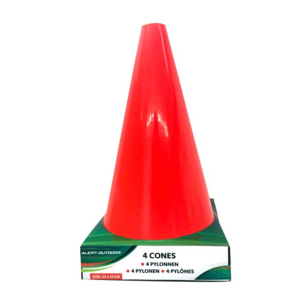 Alert Outdoor Pionnen Oranje (4 Stuks) | Alert