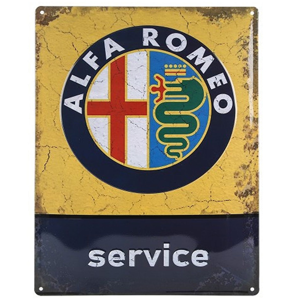Alfa Romeo Service Metalen Wandbord 40x60 cm | Alfa Romeo