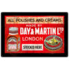 All Polishes And Creams Made By Day & Martin Ltd London Zwaar Metalen Bord 45 x 30 cm | Fiftiesstore
