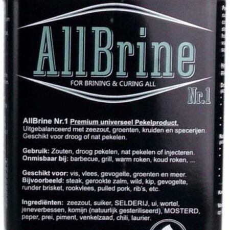 Allbrine Nr.1 800 gram | Perfecte Basis voor Mals en Sappig Vlees | GRATE GOODS