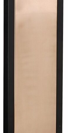 Allux 1001 brievenbus statief design staal - zwart/koper | Allux
