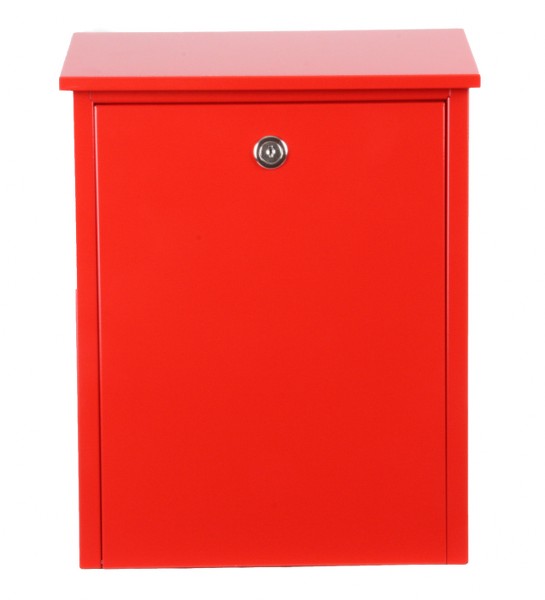 Allux 200 wandbrievenbus staal - rood | Allux