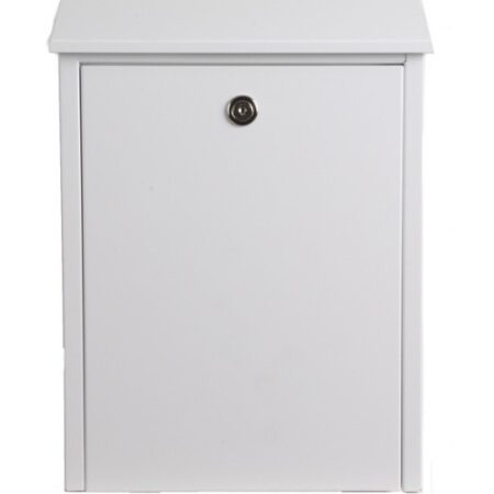 Allux 200 wandbrievenbus staal - wit | Allux