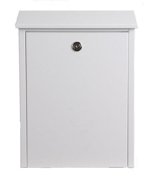 Allux 200 wandbrievenbus staal - wit | Allux