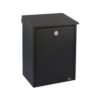 Allux 200 wandbrievenbus staal - zwart | Allux