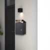 Allux 500 pakketbrievenbus wand staal - zwart | Allux