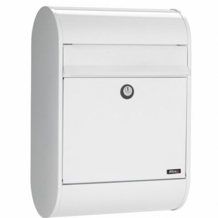 Allux 5000 wandbrievenbus staal - wit | Allux