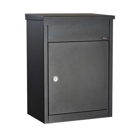 Allux 560 pakketbrievenbus wand staal - zwart | Allux
