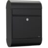 Allux 6000 wandbrievenbus staal - zwart | Allux