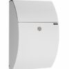 Allux 7000 wandbrievenbus staal - wit | Allux
