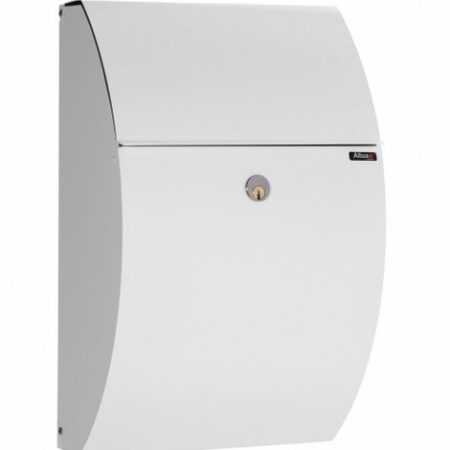 Allux 7000 wandbrievenbus staal - wit | Allux
