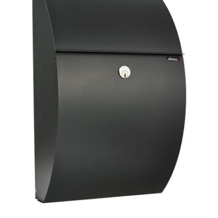 Allux 7000 wandbrievenbus staal - zwart | Allux