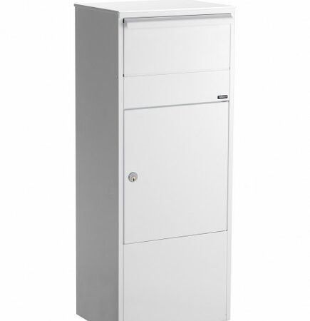 Allux 800 pakketbrievenbus staal - wit | Allux
