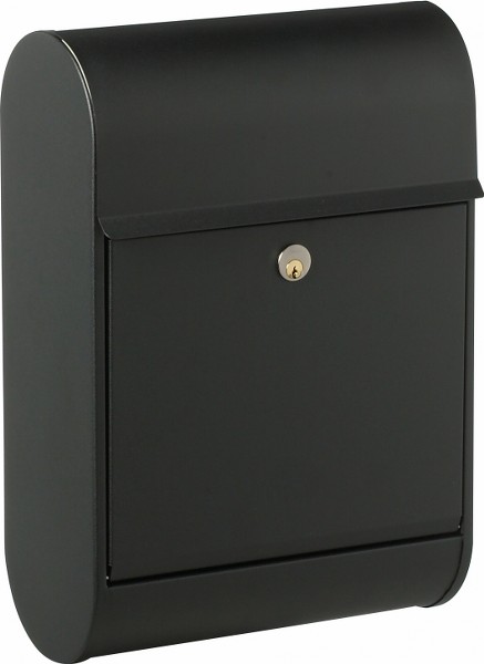 Allux 8900 wandbrievenbus staal - zwart | Allux