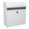 Allux KS200 wandbrievenbus staal - wit | Allux