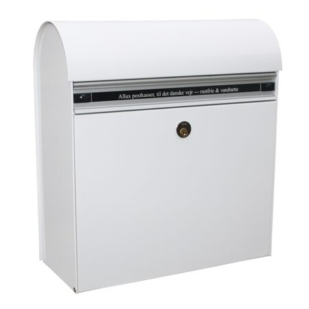 Allux KS200 wandbrievenbus staal - wit | Allux